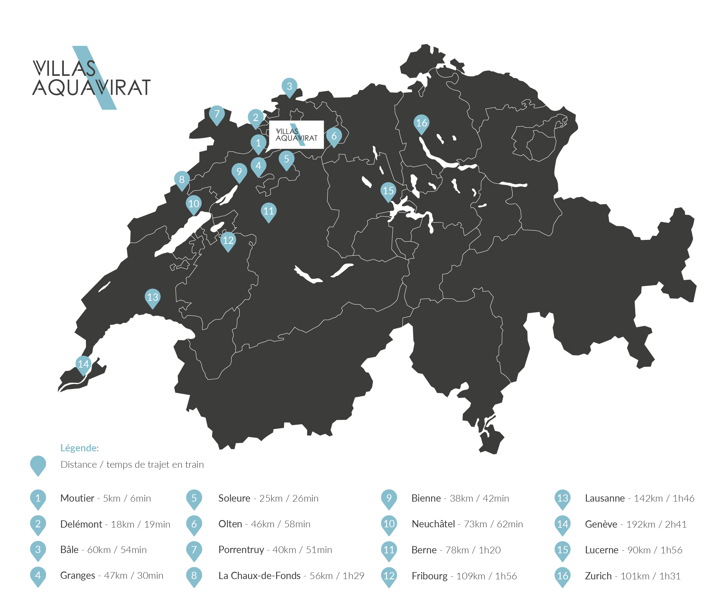 Villas Aquavirat map